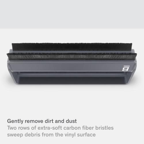 Record Cleaner Brush - Carbon Fiber Anti-Static Vinyl Brush - Record Player Accessories for Vinyl Cleaning