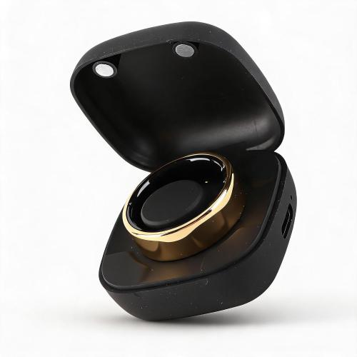 Smart Ring Fitness Tracker, Calorie Monitor Step Counter with Charging Case for Women Men