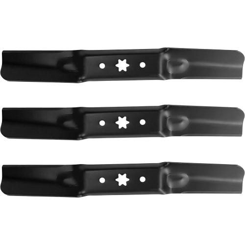 q&p 3pack Lawn Mower Blades Replaces 742-05056A 942-05056 942-05056A Fit for MTD RZT S54 L54 Troy Bilt 54 inch Deck