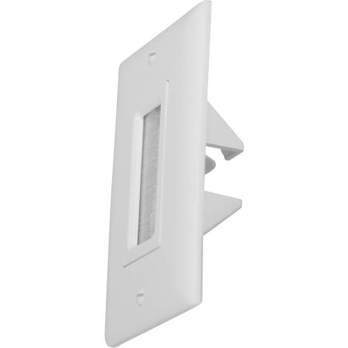 Legrand - OnQ HDMI In-Wall Connection Kit for Cable Management, Cable Pass Through Strap Conceals Cabling Behind the Wall, White, 2 Count, HT2000WHV1