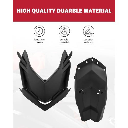 A & UTV PRO Front Storage Cargo Bin Kit for Sea Doo Spark, 7.4 Gallon (28 L) Large Storage Bin,Front Deflector Lid Kit for Sea-Doo Spark,Spark TRIXX,Replace OEM # 295100504#295100864