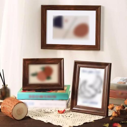 Exquisite Plastic Picture Frames Changeable Photo Frames High Definition Glass Family Poster Frame For Art Wall Or Tabletop Display lightweight