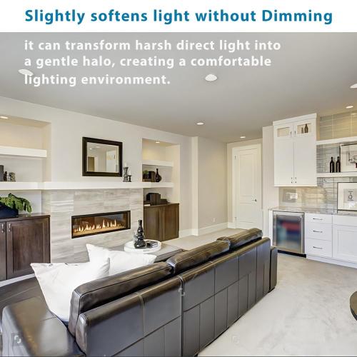 Lighting Diffusion Sticker 3 PCS Sheet 7.8x11.8inches Soften Light Dimming Film Adhesive Diffuser, Thick