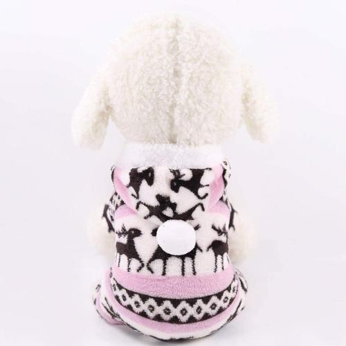 Color Pink NC Soft Warm Fleece Dog Clothes Costume York Shire Small Pet Dog Coat