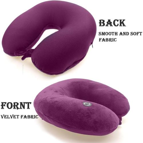 Hooshing Vibrating Neck Pillow Massage Therapy Pain Relief | Best Gift for Parents, Traveling Home Rest