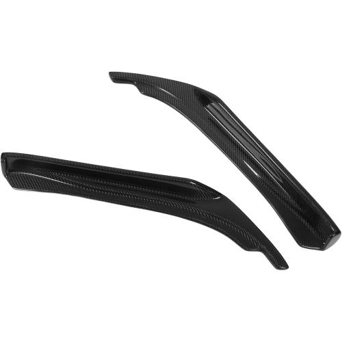 Brilluxa Rear Diffuser, Splitter Lip, Carbon Fiber Apron, Compatible with Infiniti Q50 2014‑2022, Rear Bumper Airflow Side Lip Extension