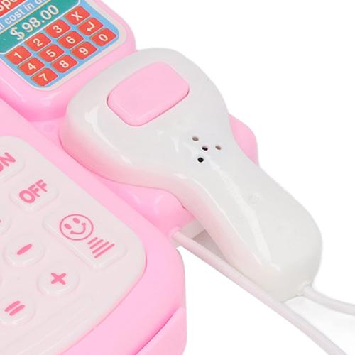 Cash Register Toy, Music Lights Early Learning Features with Set for Kids Plastic Durable Safe Educational Grocery Store Accessories Blue ?