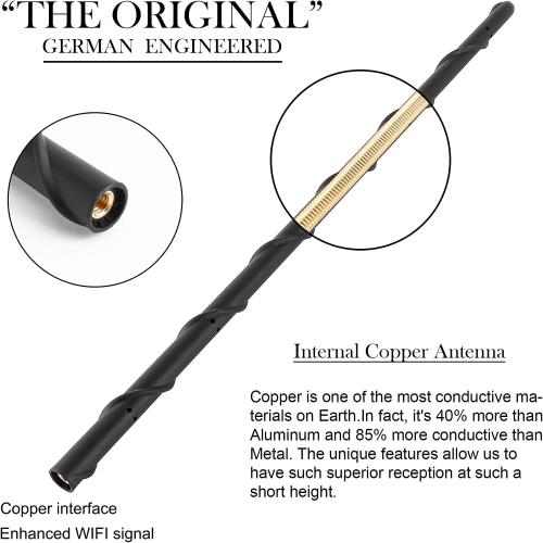 16 Inch Antenna for 1995-2025 Toyota Tundra Tacoma Fj Cruiser, Toyota Accessories, Truck Car Tundra Tacoma Antenna Replacement for AM FM Reception