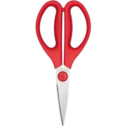 OXO Good Grips Kitchen Scissors | Stainless Steel Blades | Ideal for Kitchen or Office | Cuts Cardboard with Ease | Right or Left Handed