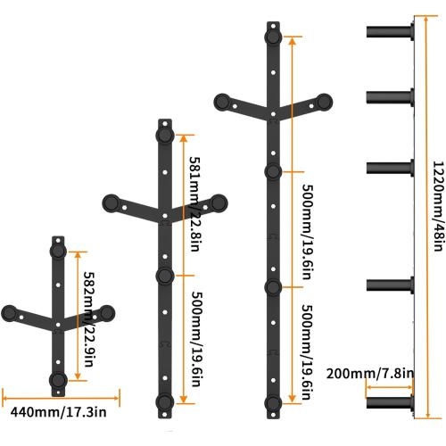 EVERYMATE Weight Plate Storage Rack, Olympic Weight Plate Holder, Bumper Plate Storage, Home Gym Organizer