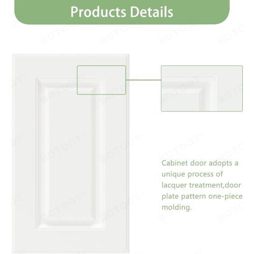Built-in Cabinet Doors - Cabinet Replacement Doors for Kitchen, Living Room, Bedroom, Bathroom - 22.5 Inch High (White, 13.25 Inch Wide)