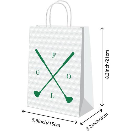 16Pcs Golf Goodie Bags Golf Themed Party Decorations Golf Party Favor Bags Golf gift bags Golf Birthday Party Supplies