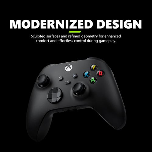 Xbox Wireless Gaming Controller (2025) – Carbon Black – Play on Xbox, Windows, Android, iOS, FireTV Sticks, Smart TVs, VR Headsets