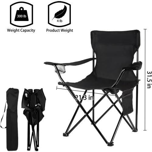 Damei century 2 pack  Folding Camping Chairs, Portable for Beach, Lawn, Yard