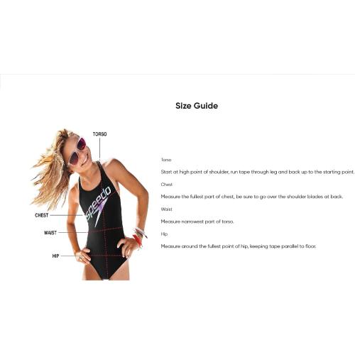 Size 10...Speedo Girl's Swimsuit One Piece Closed 1-A-109-A-1Racerback