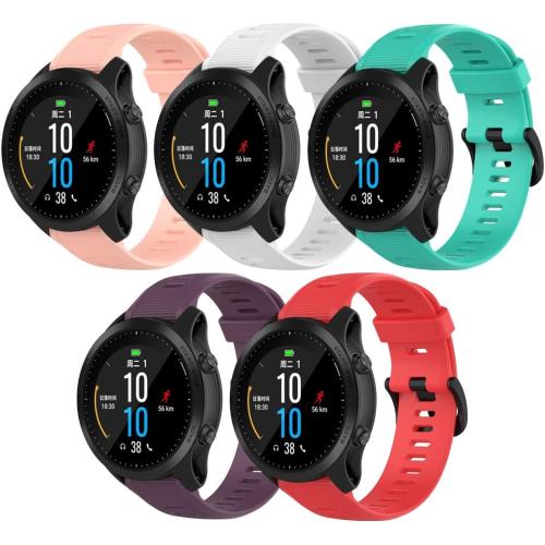 Band for Garmin Forerunner 945, Soft Silicone Replacement Watch Band Strap for Garmin Forerunner 935 Smart Watch (No Tracker)