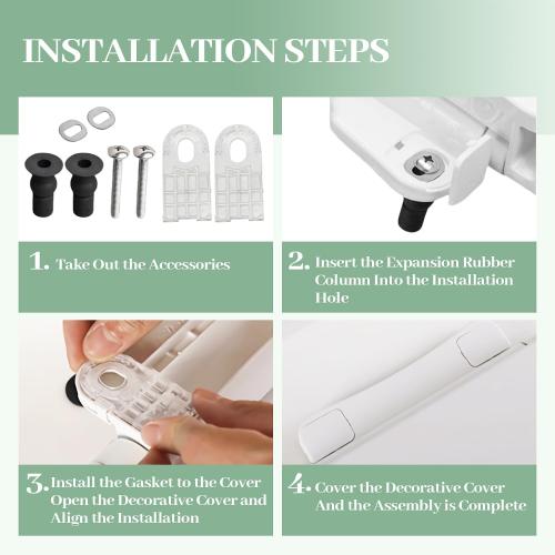 SS114 Elongated Toilet Seat Slow Close Compatible with TOTO SS113/SS154/SS224/SS204, Traditional Elongated Heavy Duty Toilet Seat with Toilet Seat Bolts and Nut, Cotton White