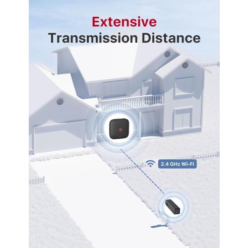 X-Sense Smart Mailbox Alarm, Wireless Long Range Mailbox Alert, Mailbox Sensor with SBS50 Base Station for Delivered Mail, SMA11