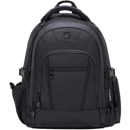 19-Inch Laptop Backpack, Multi-Pocket Travel Backpack with Large Capacity, Water-Resistant Computer Bag for Work, School, Business, and Carry-On Travel