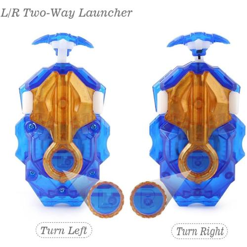 Battling Tops Burst Battle B-189 Guilty Longinus Kr MDS-2 Gyro Toys for Kids with B-184 Custom Bey Launcher