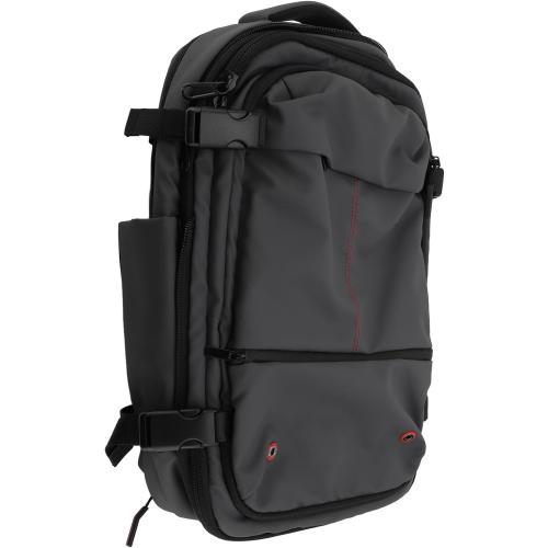 Vacuum Backpack, Large Capacity Expandable Travel Backpack with Vacuum Pump for Business, College, Trips (Gray)