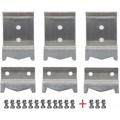 S9505A (3-Pack) Replacement Parts for Chargriller 3001 3030 4000 5050 5072,5252, 5650,4208 Stainless Steel Burner and Stainless Steel Heat Plates