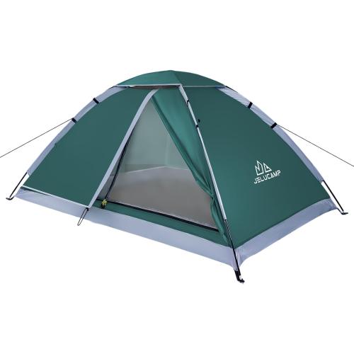 Color Green 1/2/4/5/6 Person Dome Tents for Camping, Lightweight Portable Backpacking Tent, Small Easy Set Up Outdoor Waterproof Camping Hiking Tent for Adults