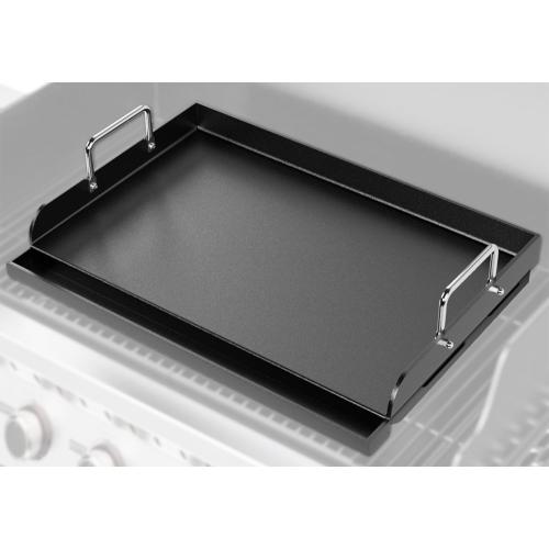 Size 17x13 Universal Griddle for Gas Grill - 17 x 13 Flat Top Grill Plate with Nonstick Ceramic Coating, Griddle Insert for Gas Stove, Outdoor Camping & Tailgating
