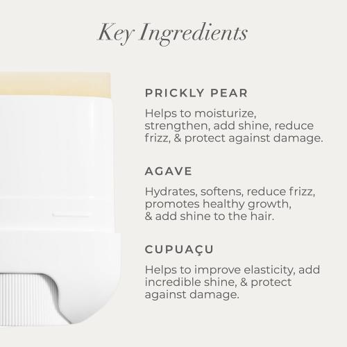 Goldie Locks Flyaway Fix Hydrating Pomade Stick - Tames Flyaways and Controls Frizz - Lightweight Non-Greasy Hold - Safe for Extensions & Color-Treated Hair - Protein-Free - 0.5 oz