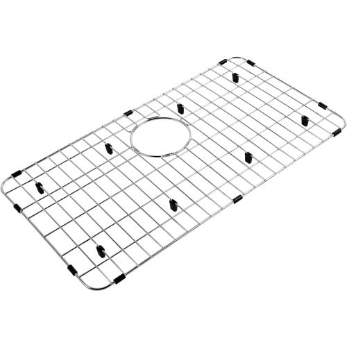 Stainless Steel Kitchen Sink Grate Grid Protectors Bottom Rack, 26 x 14-1/16 Kitchen Sink Protector Grates with Rear Drain