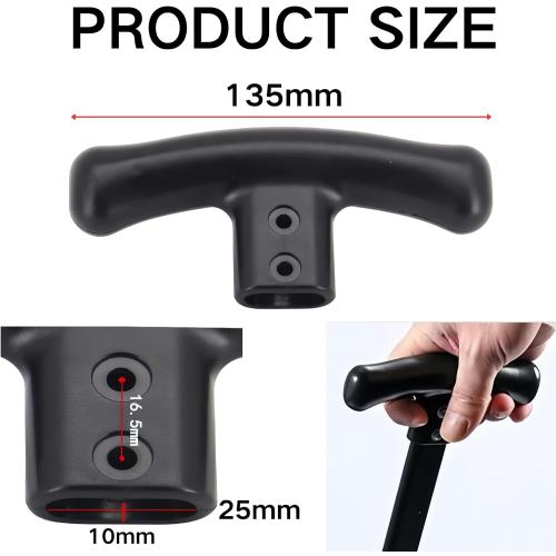 Trolley Handle for Camping Wagon/Beach Shopping Push Handle Replacement,Collapsible Cart Accessory,Attachment Spare Part Replacement Part for Camping Wagon Garden Shopping Cart