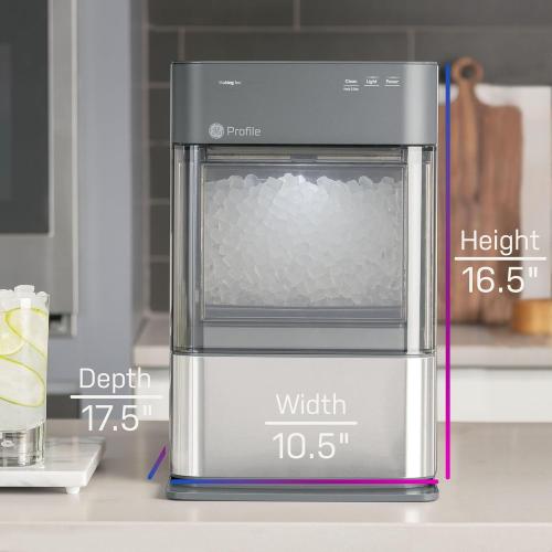 Profile Opal 2.0 | Countertop Nugget Ice Maker | Ice Machine with WiFi Connectivity | Smart Home Kitchen Essentials | Stainless Steel
