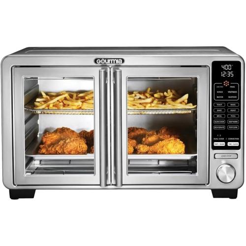 Gourmia XL Digital Air Fryer Toaster Oven with Single-Pull French Doors