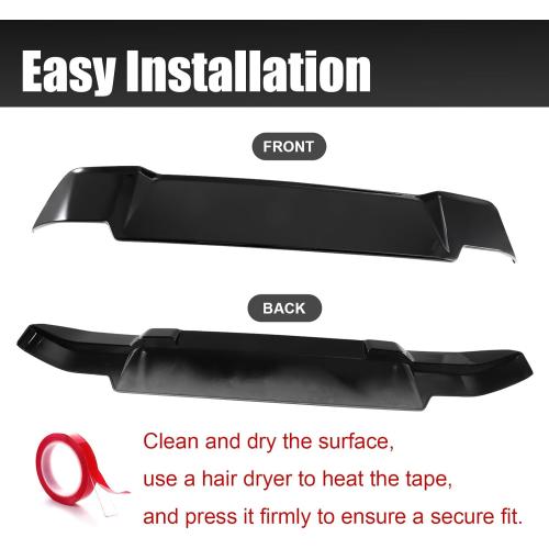 Rear Spoiler Compatible with Land Rover Defender 90 110 130 2020-2025 Roof Spoiler Wing