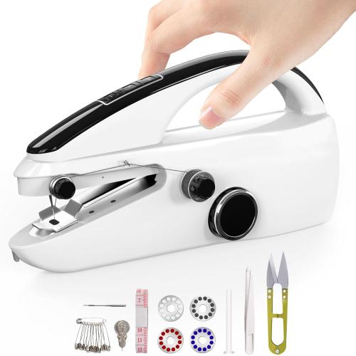 Handheld Sewing Machine,Mini sewing machine,Easy to Use and Fast Stitch Suitable for Clothes,Fabrics.