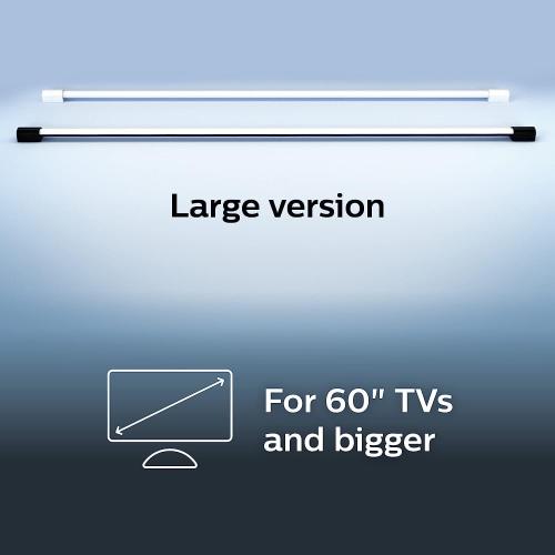 Philips Hue Large Smart Light Tube, Black - White and Color Ambiance LED Color-Changing Light - 1 Pack - Sync with TV, Music, and Gaming - Requires Bridge and Sync Box - Control with App or Voice