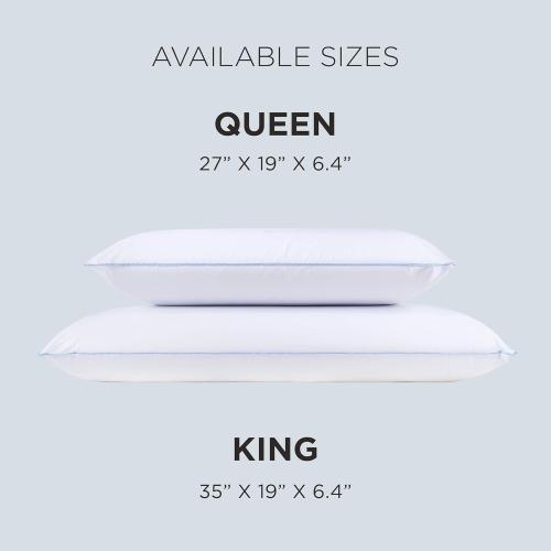 Tempur-Pedic TEMPUR-Cloud Dual Cooling Pillow, King (Pack of 1), White