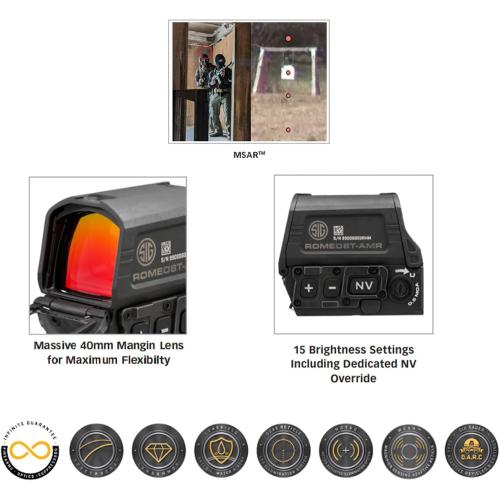 Sig Sauer Romeo 8T Holographic Optic Red Dot Sight RifleScope Fit