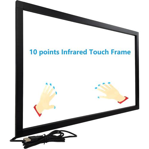 50 Inch Interactive 10 Points Infrared IR Touch Screen Overlay Frame Free Driver