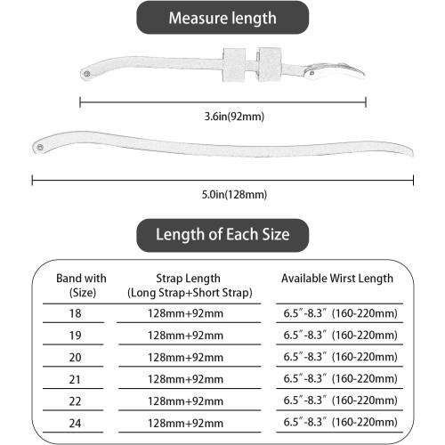 Silicone Watch Band for Men - Black Quick Release Watch Band for Women Soft - Waterproof Smart Watch Bracelet Clasp - Correa de Silicona para Reloj Replacement - 18mm 19mm 20mm 21mm 22mm 24mm