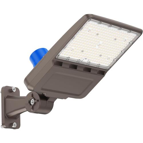 LED Parking Lot Light, 200W, 28000LM 5000K Shoebox Light with Dusk to Dawn Photocell,Adjustable Arm Mount, IP66 Waterproof, Commercial LED Area Security Light for Parking Lot,Roadway