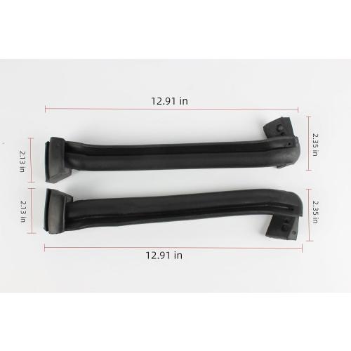 Convertible Top Weatherstrip Seal Kit 12.91 Length for 1986-1996 Chevy Corvette C4 - Premium EPDM Rubber Upper Header Seal 2.13 & 2.35 End Heights - Direct Fit, Leak Repair & Wind Noise Reduction