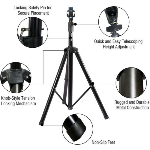 3DHologramFan Stand with Multi-Function Base, Height 39.4 to 69 Inch, 150 Pounds Load-Bearing for A Variety of 3D Rack