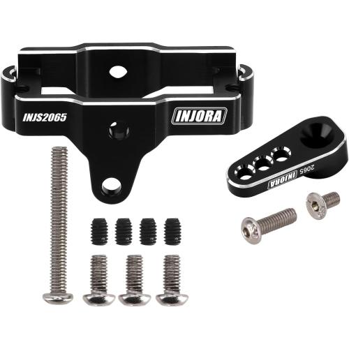 INJORA 7KG Servo INJS2065 with Mount and Servo Horn for TRX4M TRX4MT 1/18 RC Crawler Upgrade Parts, High Torque Waterproof