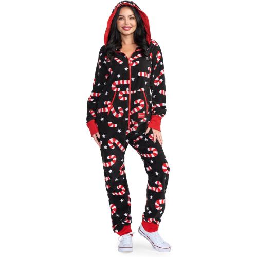 Size L Tipsy Elves Christmas Onesies for Adults - Comfy Jumpsuit