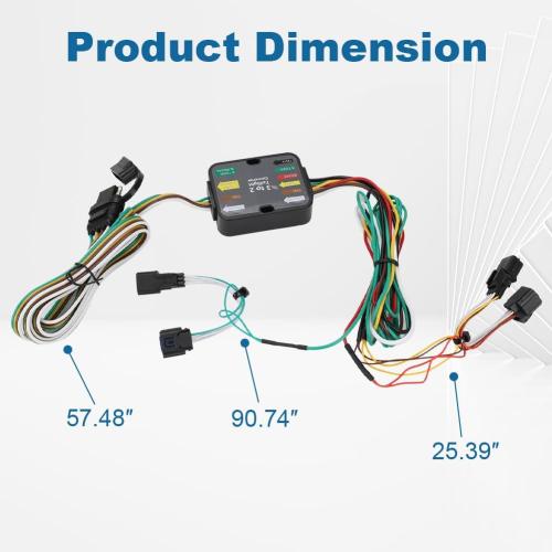 4-Pin Trailer Wiring Harness Compatible with 2023-2025 Kia Sportage 56474