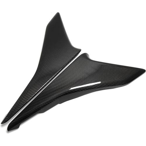 2pcs Side Door Panel Cover for C8 Corvette Stingray Z06 E-Ray HTC 2020 2021 2022 2023 2024, Genuine Carbon Fiber Door Armrest Overlay Trim