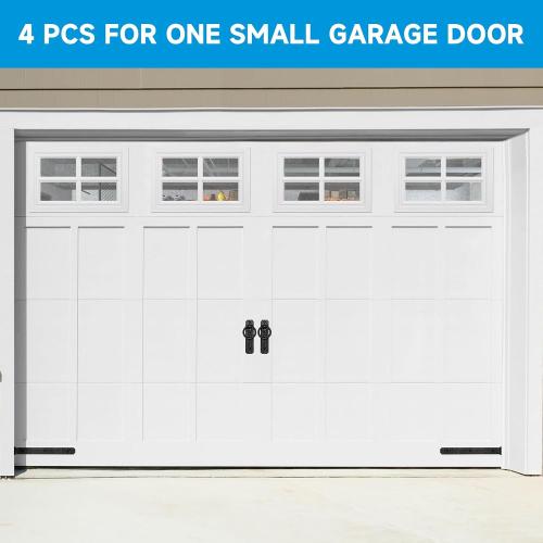 4 Pcs Garage Door Windows, Replacement Vinyl Windows Inserts Kit with UV Resistant Resin Glass, Garage Door Windows Inserts for Exterior Garage Doors, Clear Design(20.75x13.77'')