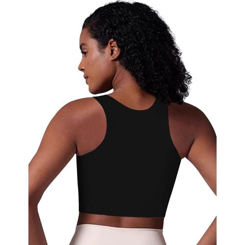 Size 40...Chest Binder Women FTM Transgender Wireless Binder Sport Compression Bra Pullover Tank Top