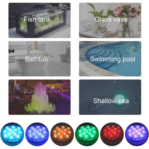 01 Submersible LED Lights, Reusable Underwater Pond Lights for Aquarium for Swimming Pool for Vase for Fish